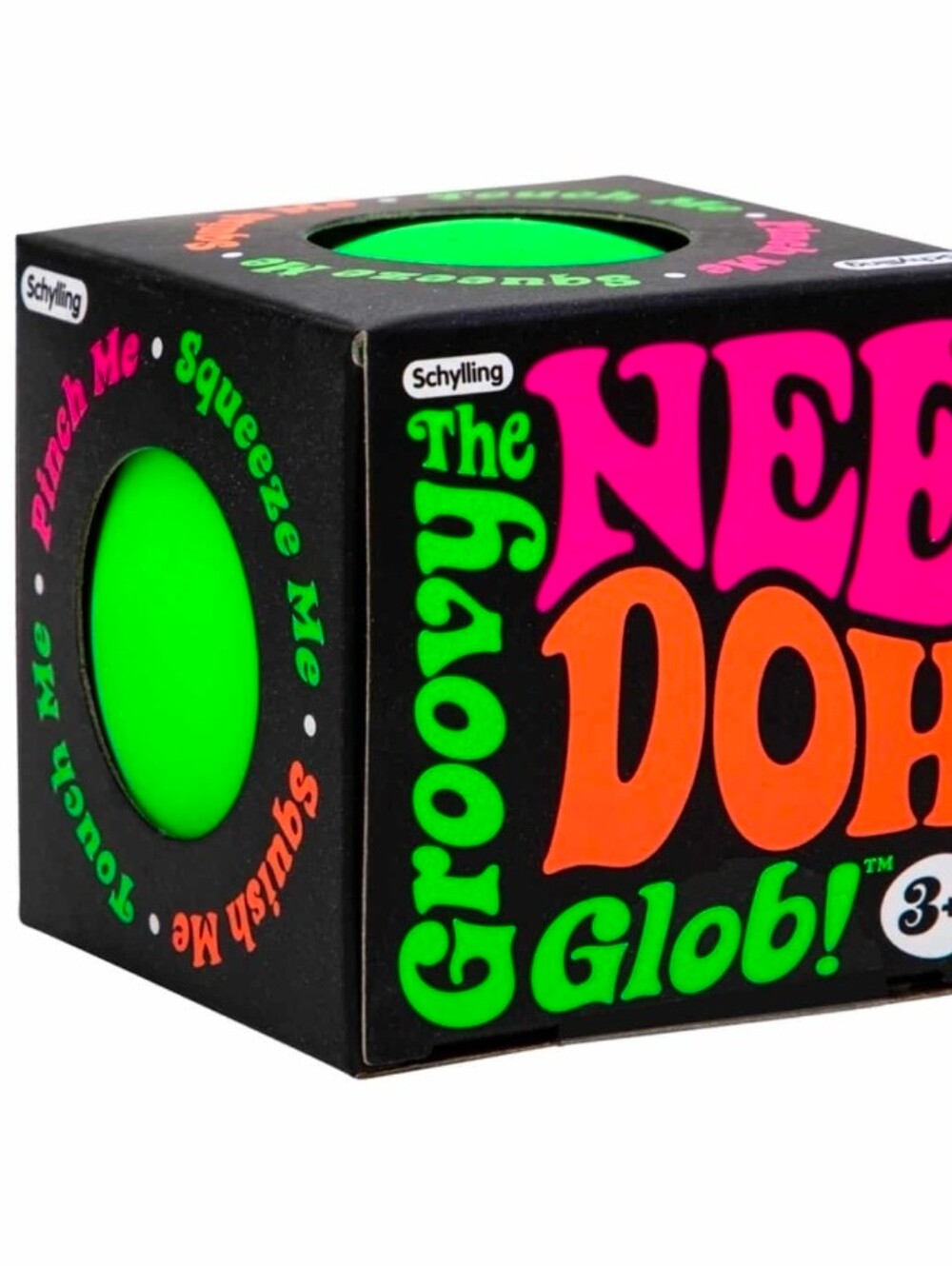 NeeDoh The Groovy Glob GREEN, NEW IN BOX!  by Schylling, Squishy Toy
